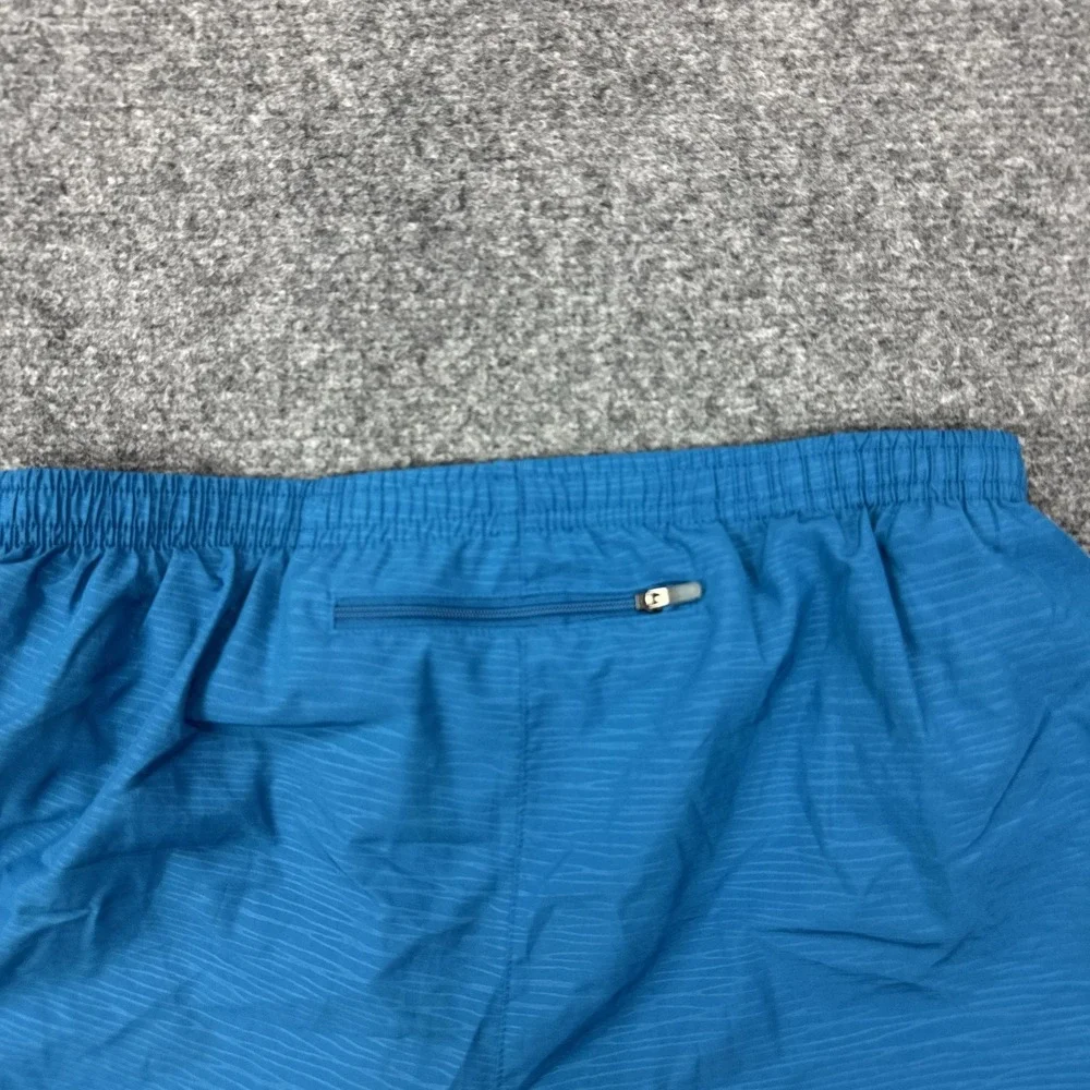 Nike Dri-FIT Running Shorts Womens Medium Blue‎ 4 Inch Lined Athletic 895116-457